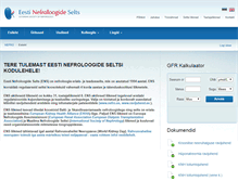 Tablet Screenshot of nefro.ee